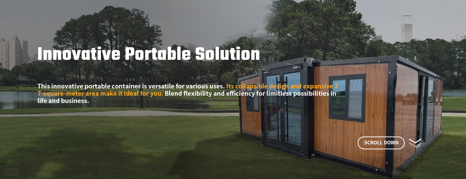 Container toilet